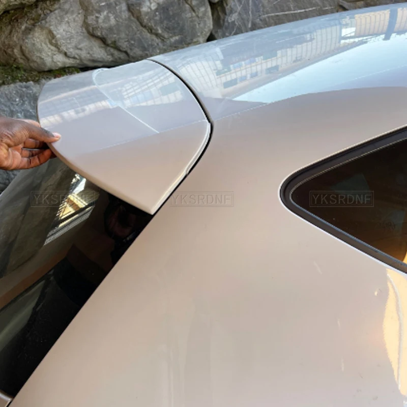 2012 a 2021 para Seat LEON MK3 MK3.5 5F FR estilo Hatchback alerón trasero techo ala labio por ABS negro brillante aspecto de carbono - imagen 2