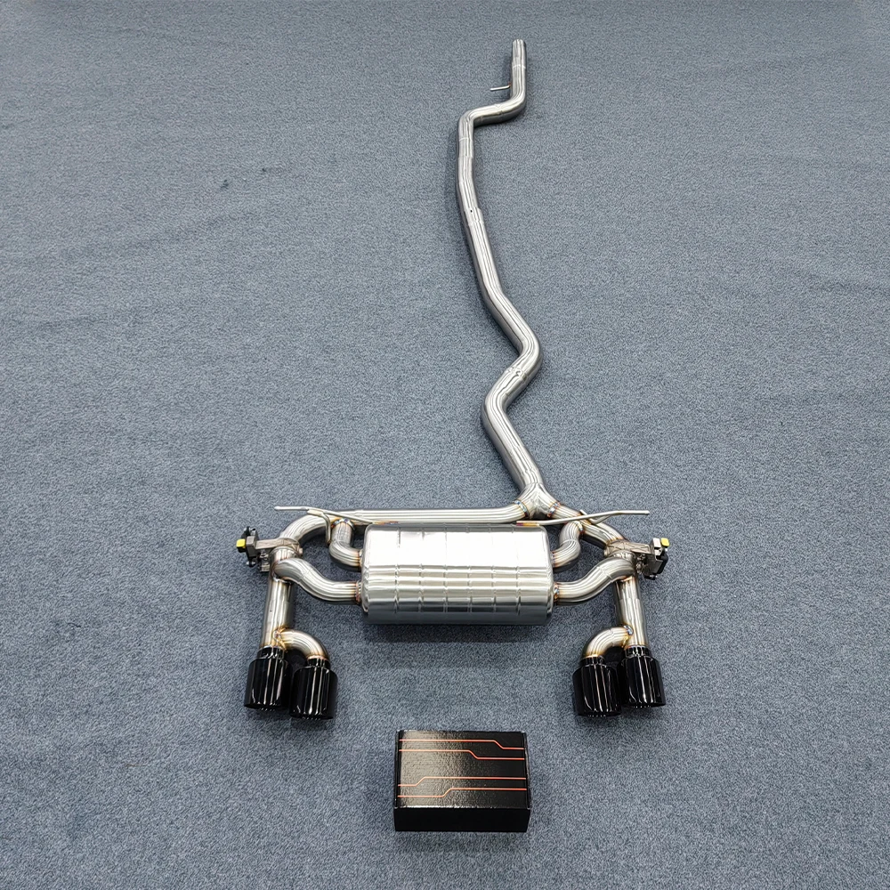 Tubo de escape CATBACK BMW 320 N20 acabado en acero inoxidable pulido