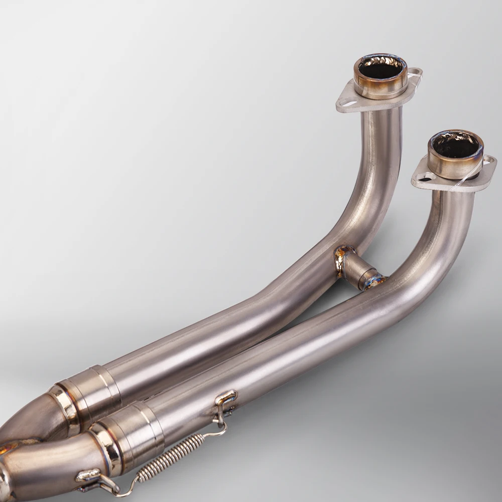 Para Yamaha TMAX TMAX500 TMAX530 2008-2016 Escape de motocicleta modificar sistema completo tubo de cabecera proyecto 570mm silenciador línea de Escape - imagen 2