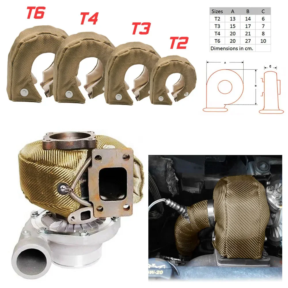 Manta termica para turbocompresor T25/T3/T4/T6 - proteccion alta - imagen 3