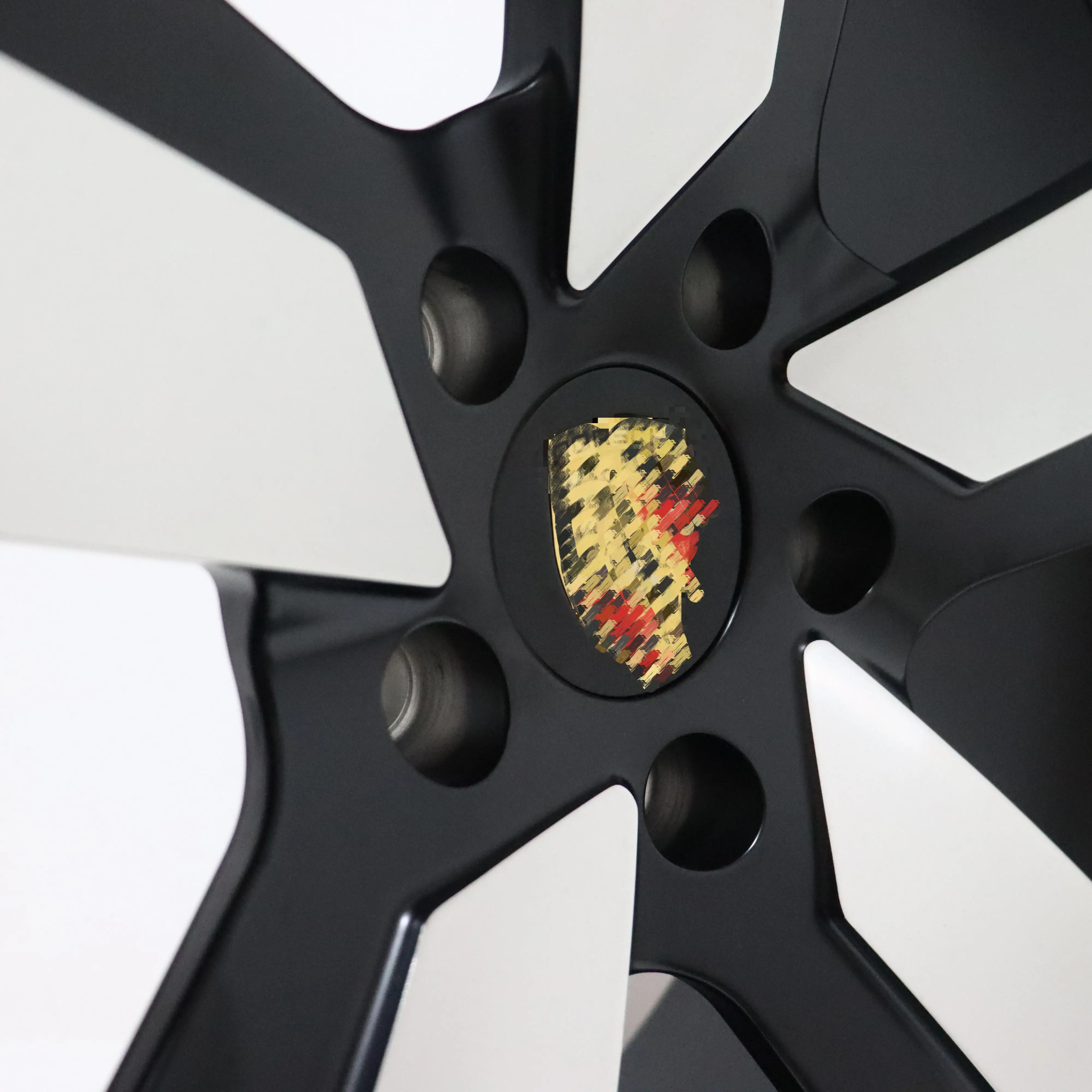 Xywheel modificado ligero personalizado T6061 Macan EV diseño llantas de aleación forjada 5x112 5x130 71.5 para Macan EV S 4S - imagen 4