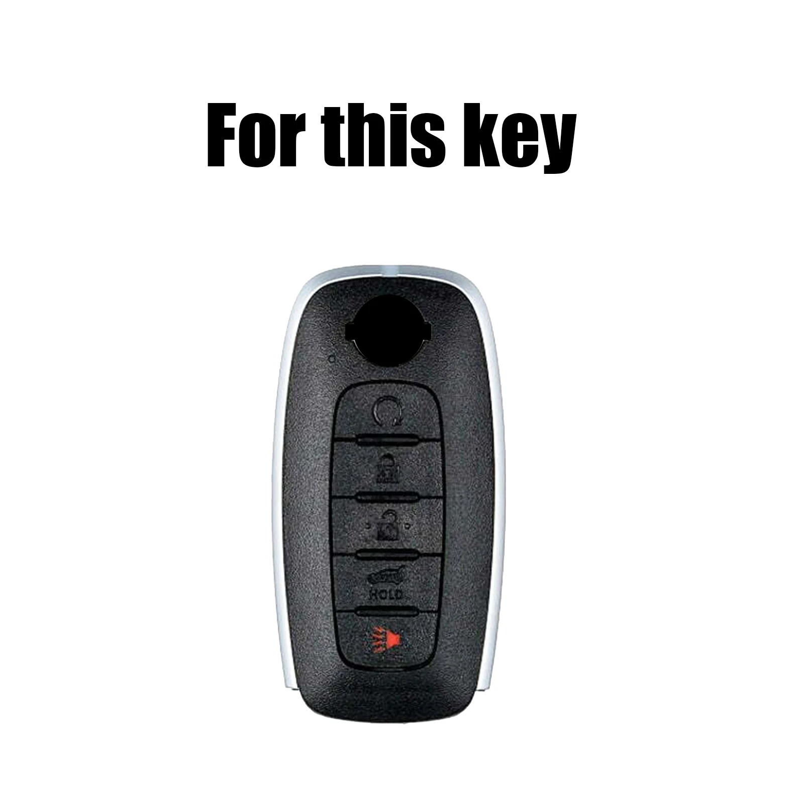 Funda de silicona para llave Nissan Qashqai, Juke y Note - imagen 2