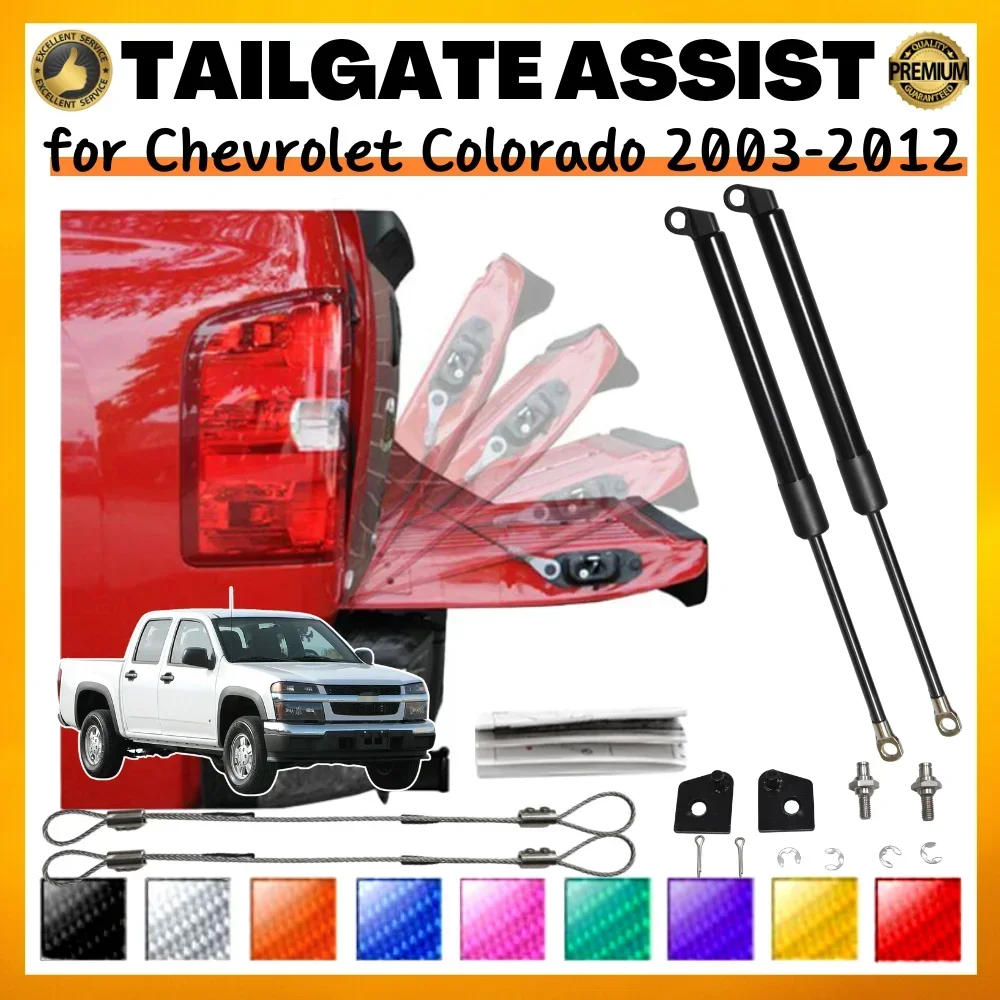 Amortiguador portón trasero Chevrolet Colorado y GMC Canyon 2003-2012