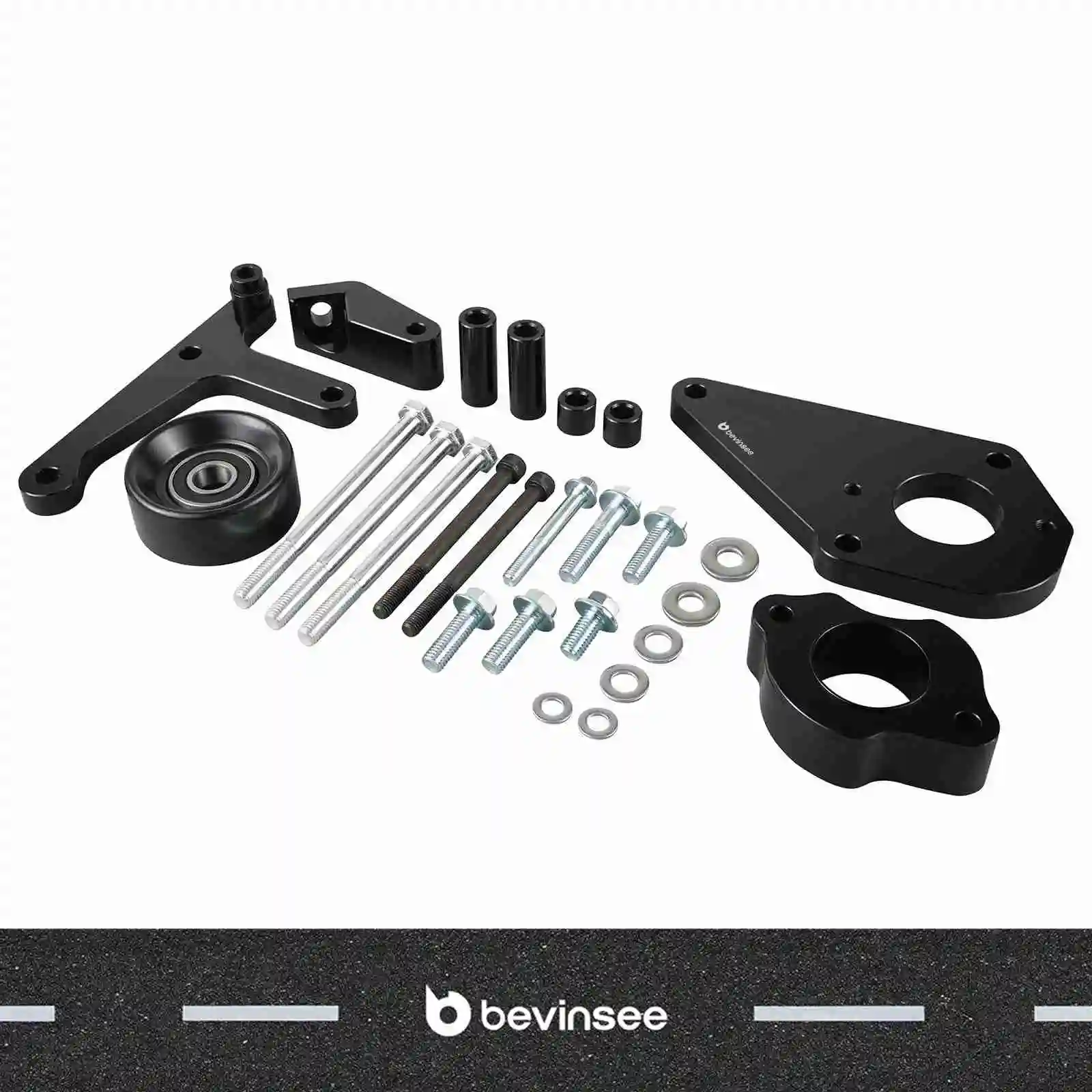 Kit de soporte bajo dirección asistida y alternador – Camaro 98-02