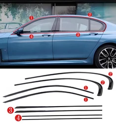 Moldura ventana BMW Serie 3 F30 G20 acero negro
