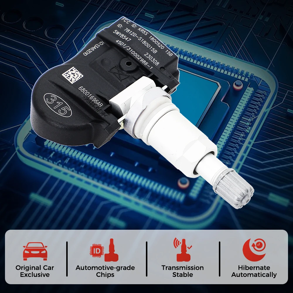 56053030AC Sensor TPMS para Chrysler 200, Dodge Avenger y Jeep Patriot - imagen 4