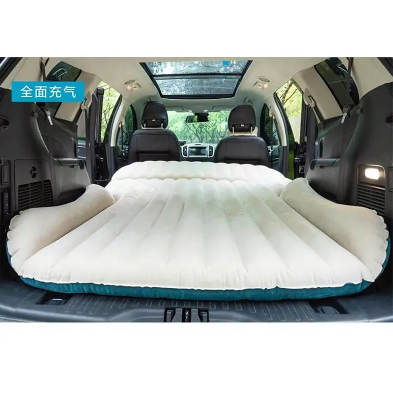 Colchón inflable para maletero SUV en vista lateral