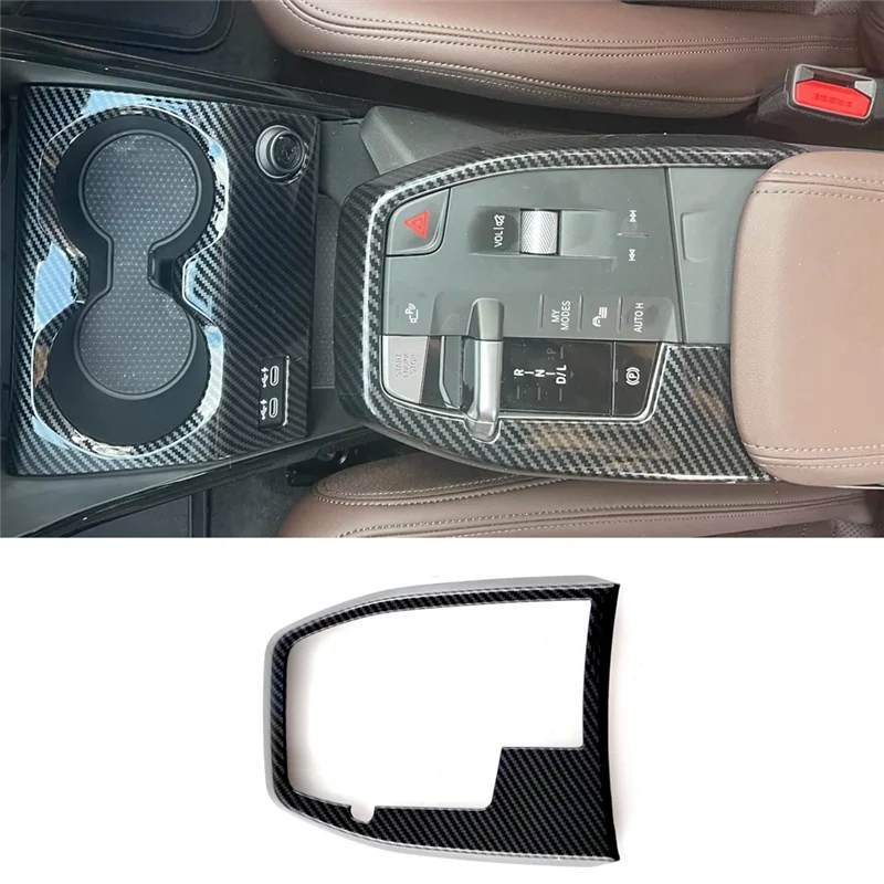 Embellecedor palanca cambio fibra carbono ABS BMW X1 U11 2023-24 - imagen 4