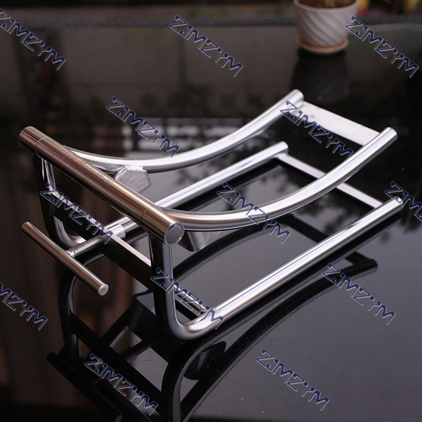 Soporte elevador rueda trasera moto de acero inoxidable - imagen 5