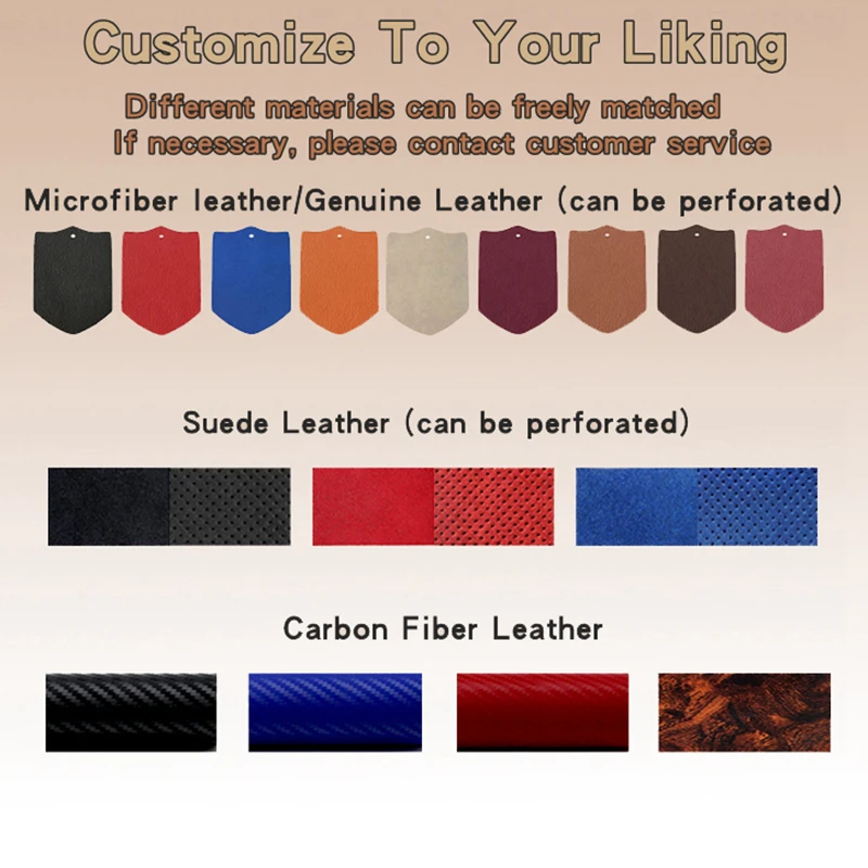 Funda de cuero genuino para volante de coche, cubierta de fibra de carbono para Infiniti FX FX35 FX37 FX50 Nissan Juke Maxima 2009-2014 Sentra, DIY - imagen 5