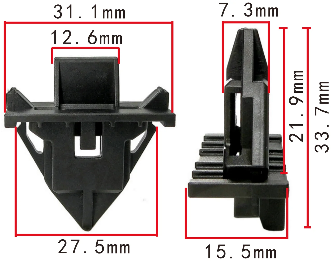 Hebilla de ajuste de plástico con clip automático shhworldsea para toyota 6199235010 - imagen 2