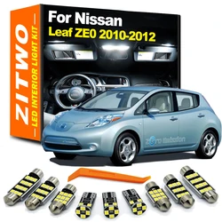 ZITWO Kit de luces LED interiores CANBUS para Nissan Leaf ZE0