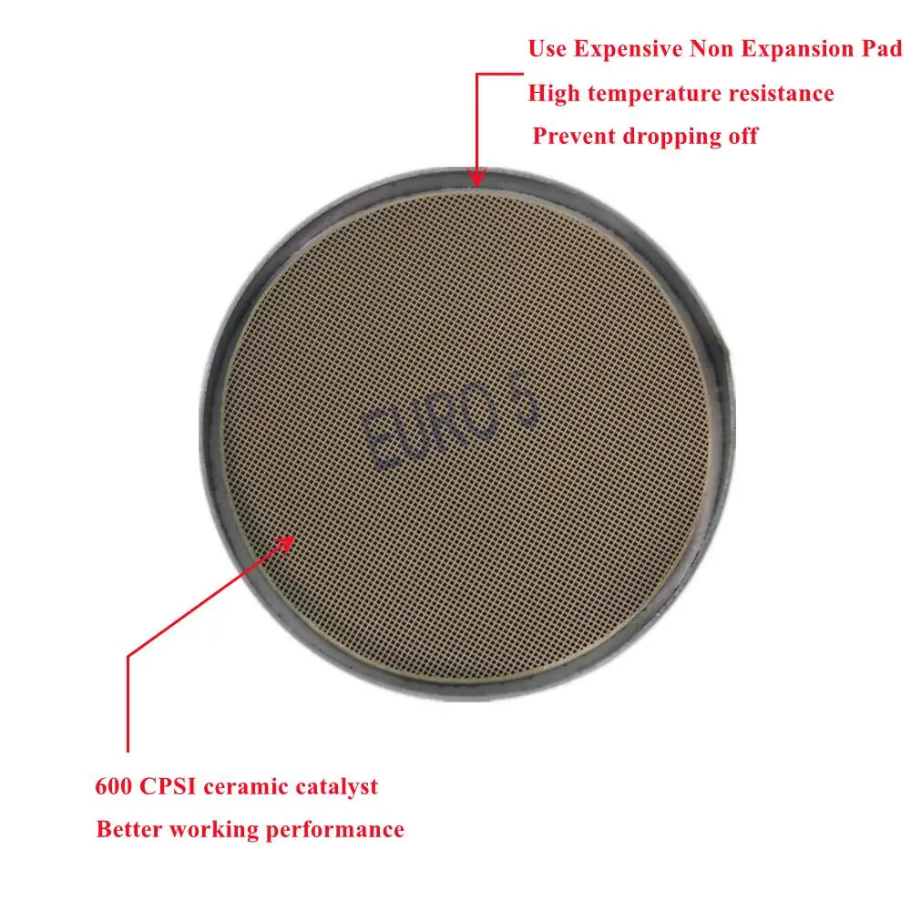 Catalizador universal Euro 5 600 cpsi 105x100 mm - imagen 4