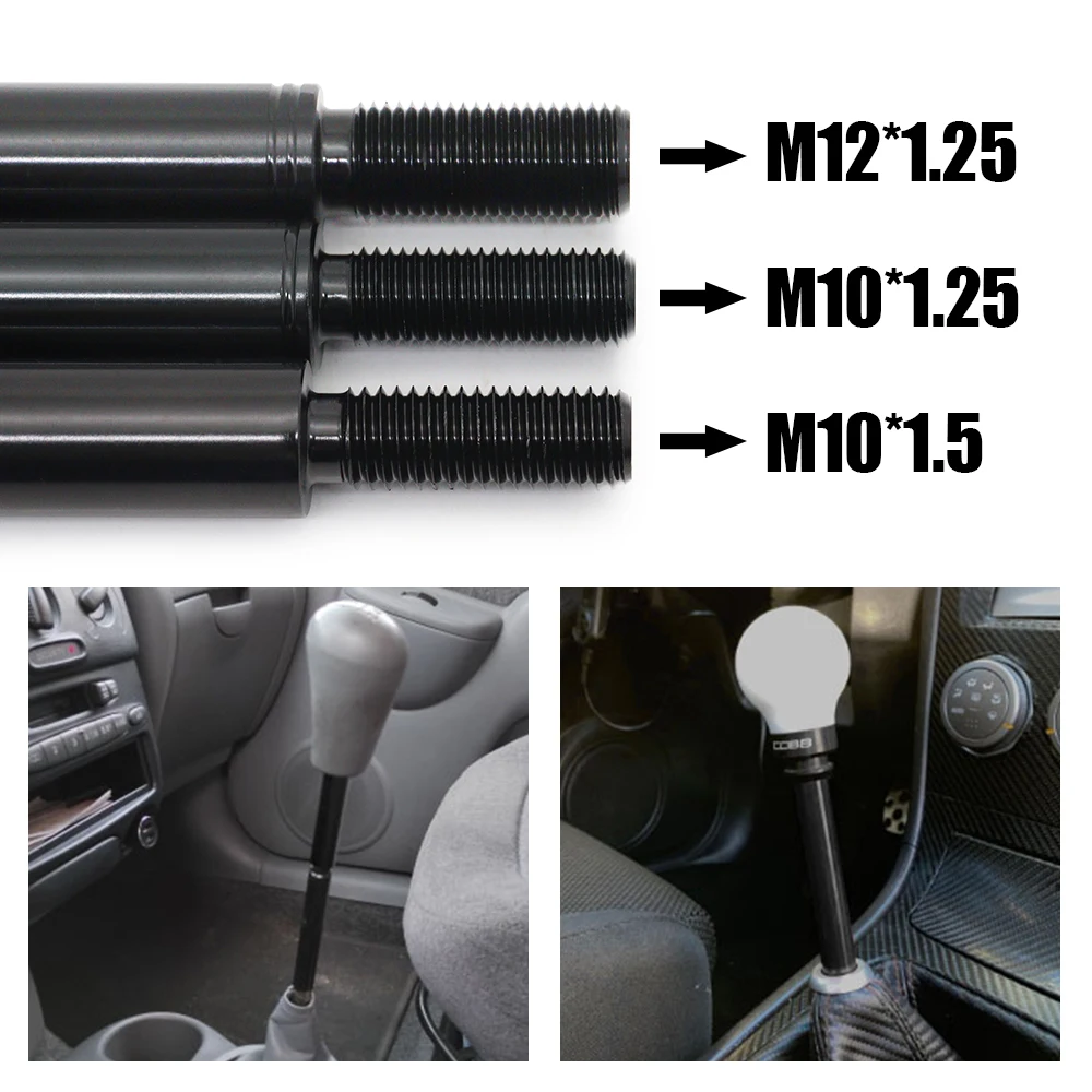 Alargador universal de palanca de cambios de aluminio – M10/M12 - imagen 3