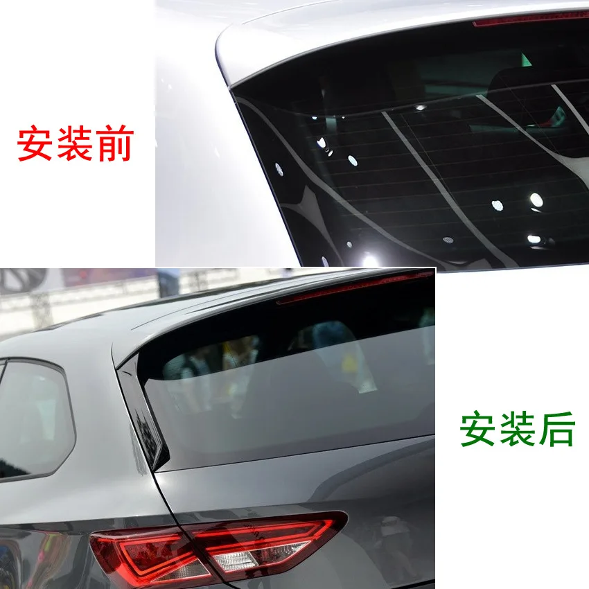 Spoiler Seat León 5F FR Mk3/Mk3.5 - alerón labio brillante de ventana - imagen 3