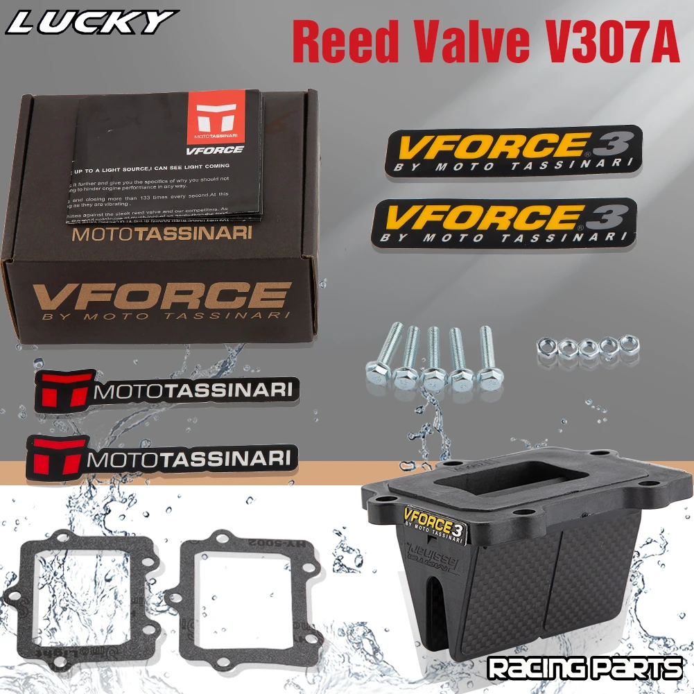 Válvula de lengüeta V307A V Force para Suzuki RM250 Yamaha YZ250