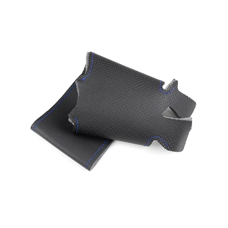 Protector de volante de cuero y microfibra perforado para Audi - imagen 3