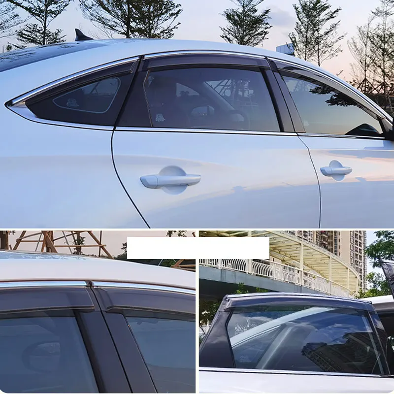 Visera lateral Changan EADO Plus 2020-2023 protección lluvia - imagen 4