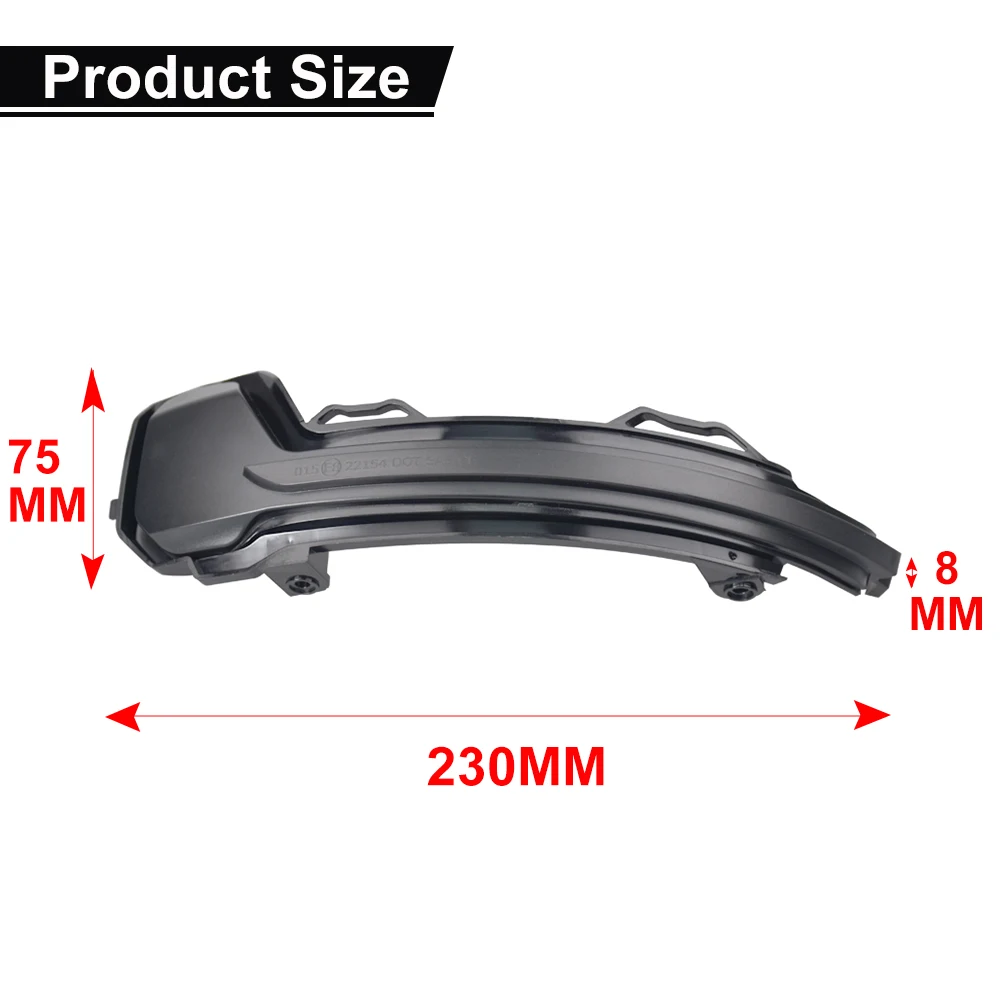 Intermitente LED secuencial VW Tiguan MK2 MK3 5N - espejo lateral - imagen 5