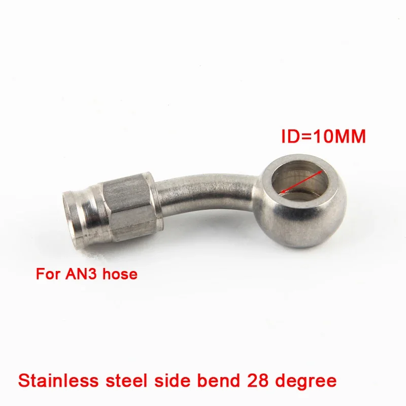 AN3 manguera de freno hidráulico banjo acero inoxidable para moto - imagen 5
