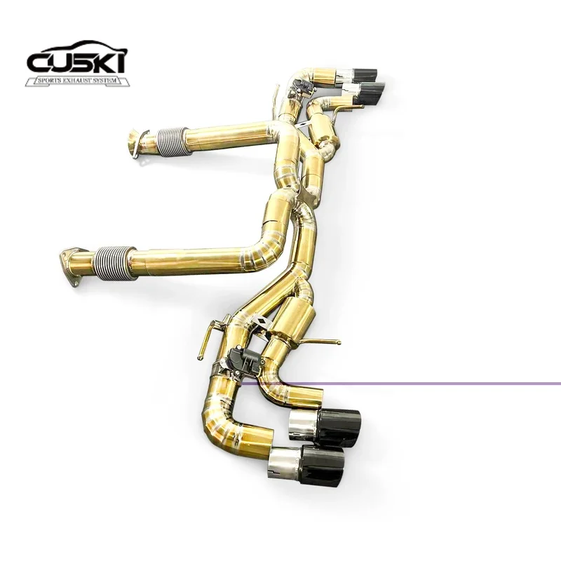 Kit escape trasero titanio alto rendimiento Chevrolet Corvette C8 2019-2023 - imagen 4