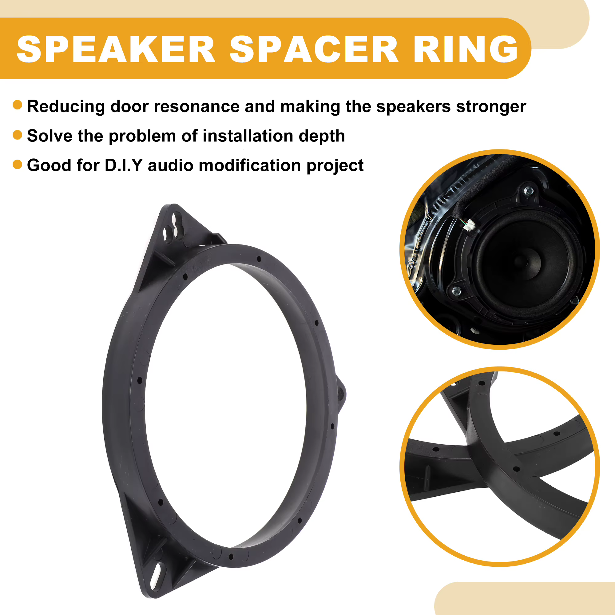 Aros adaptadores para tweeter X Autohaux, Nissan Qashqai - imagen 2