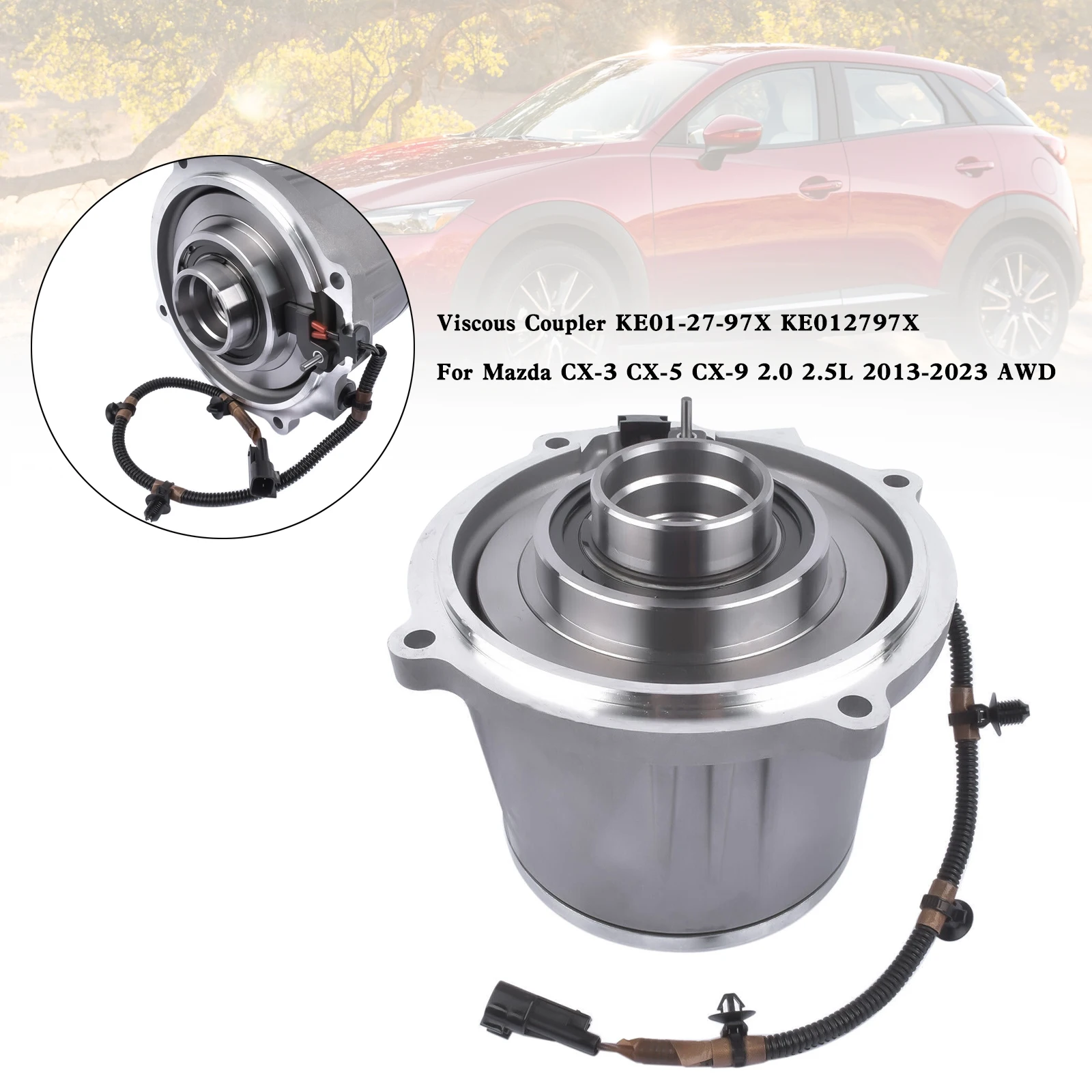 Acoplador viscoso KE012797X para sistema AWD de Mazda