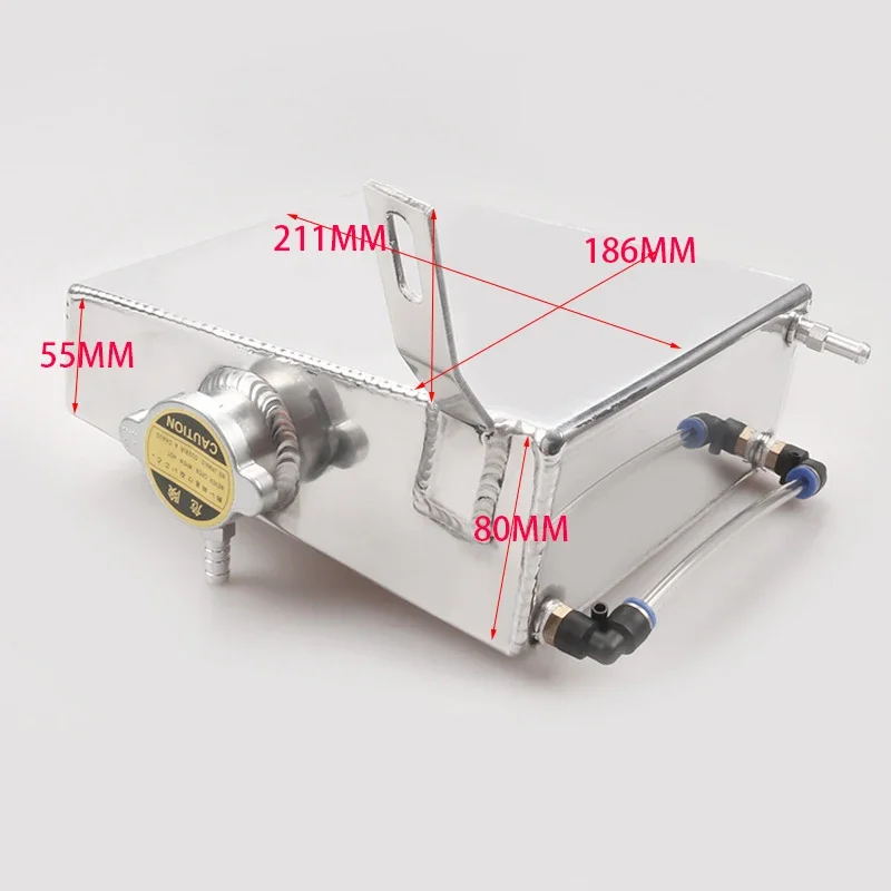 Depósito refrigerante aluminio Toyota Supra MK III-IV 2JZ-GTE - imagen 3