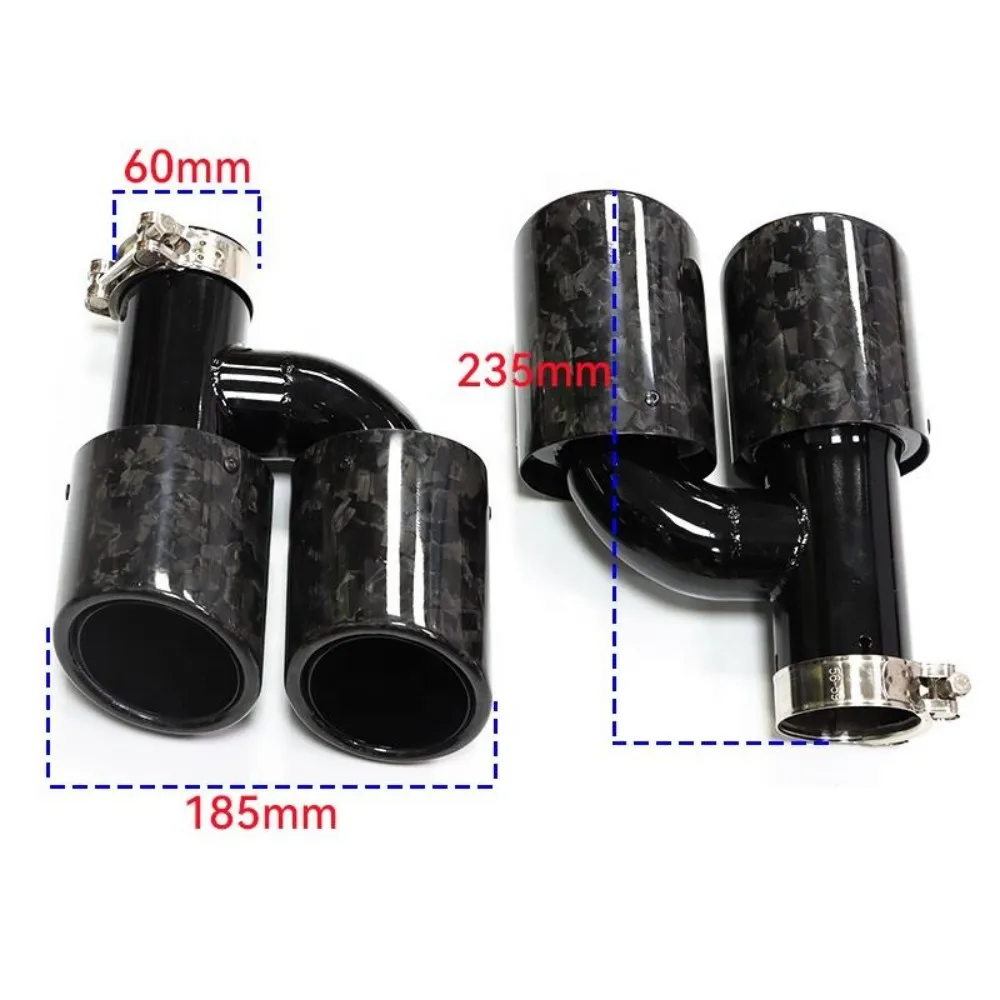 Tubo de escape doble de acero inoxidable para Audi A4 A5 A6 A7 - imagen 2