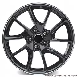 Llantas forjadas negras brillantes para Chevrolet Corvette