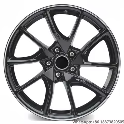 Llantas forjadas negras brillantes para Chevrolet Corvette