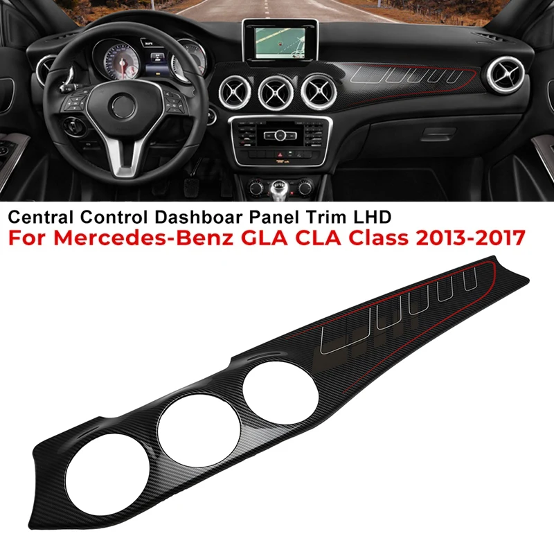 Panel fibra carbono consola aire acondicionado Mercedes GLA CLA