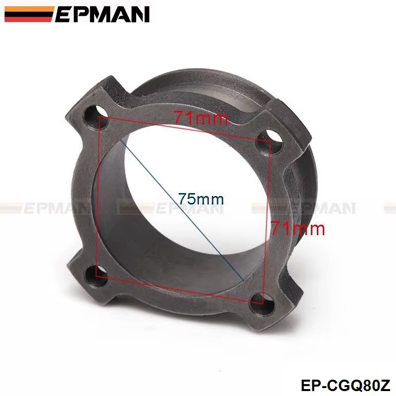 EPMAN Adaptador Brida Escape V-Band 3" 4 Pernos – Turbo T3 GT35 GT3582 - imagen 5