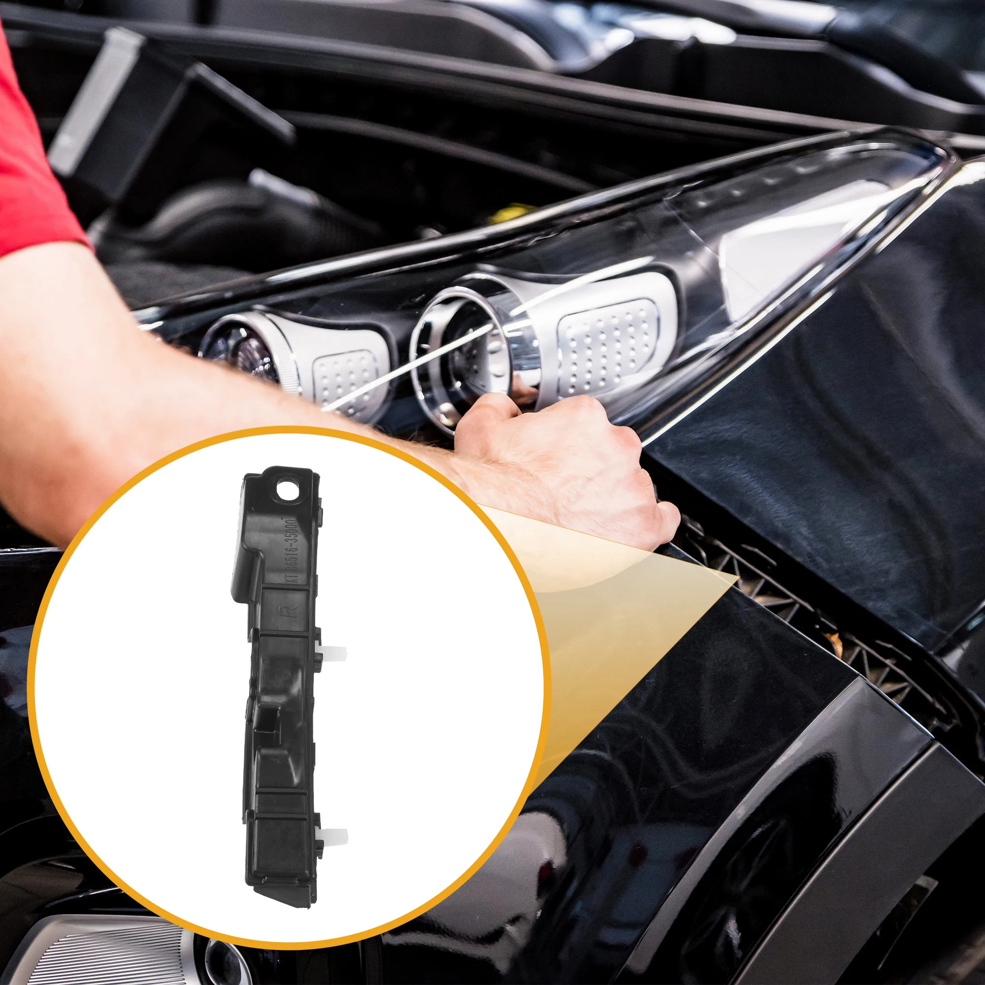 UXCELL Soporte paragolpes delantero derecho – Hyundai Sonata - imagen 2