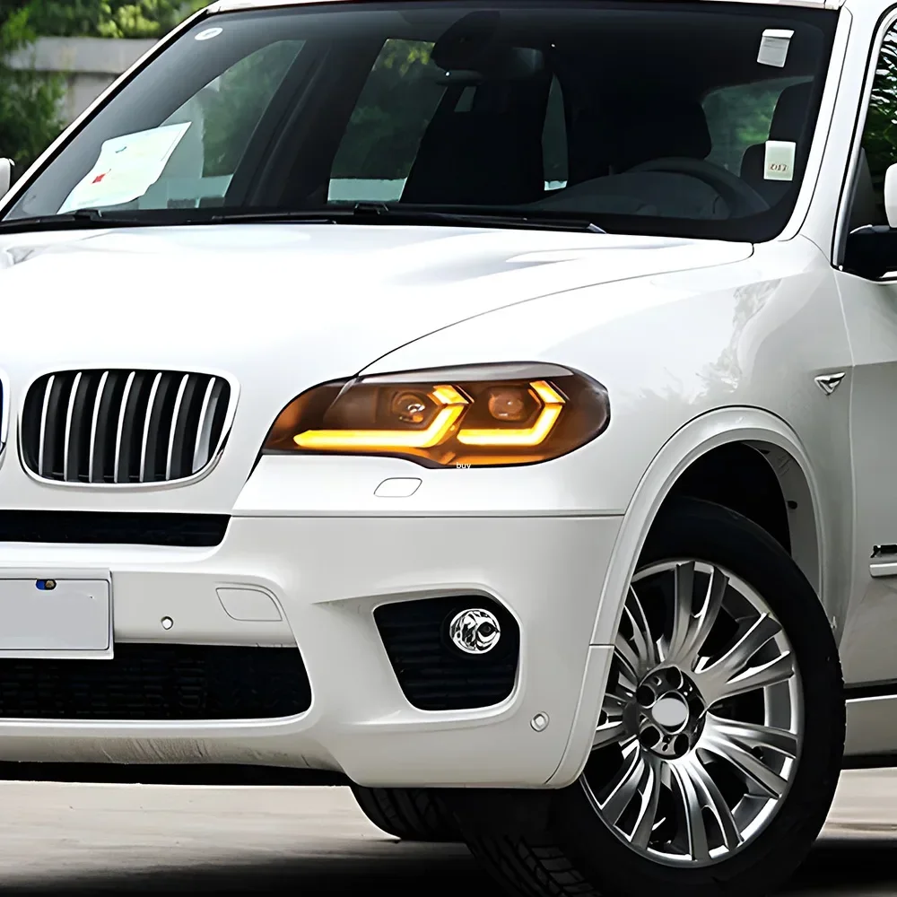 Faros LED con luz diurna para BMW X5 E70 (2007-2013) - imagen 4