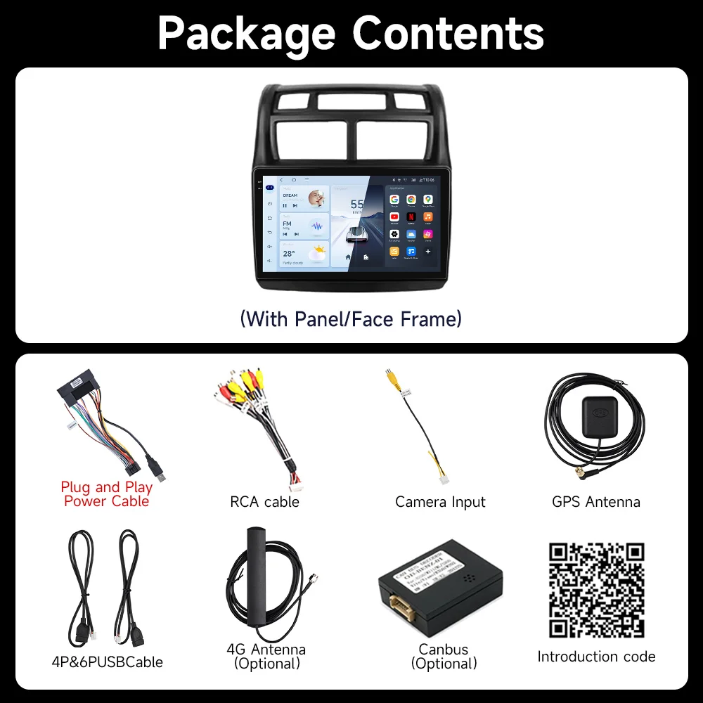 Radio 2 DIN Android para Kia Sportage II 2007-2009 con CarPlay - imagen 3