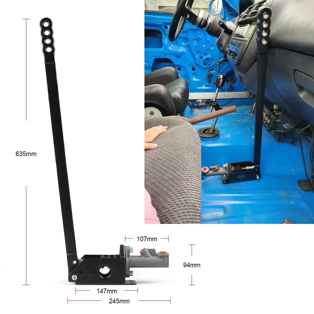 Freno de mano hidráulico vertical universal para drift con palanca larga - imagen 3