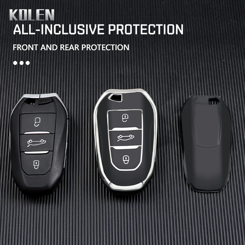 Funda llave coche TPU Peugeot Citroen DS 2008-508 C1-C6 DS3-DS5 - imagen 5