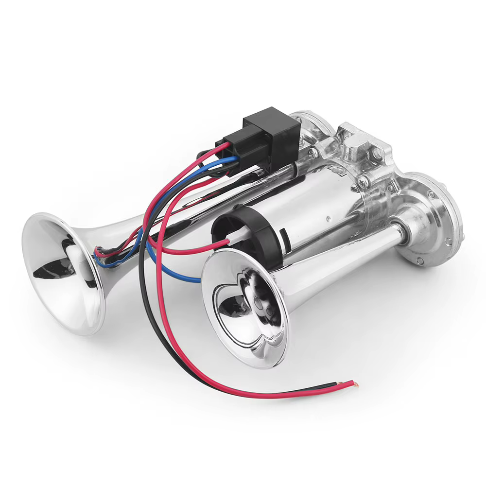 Bocina de aire eléctrica doble de 12 V con compresor para coche y camión - imagen 4