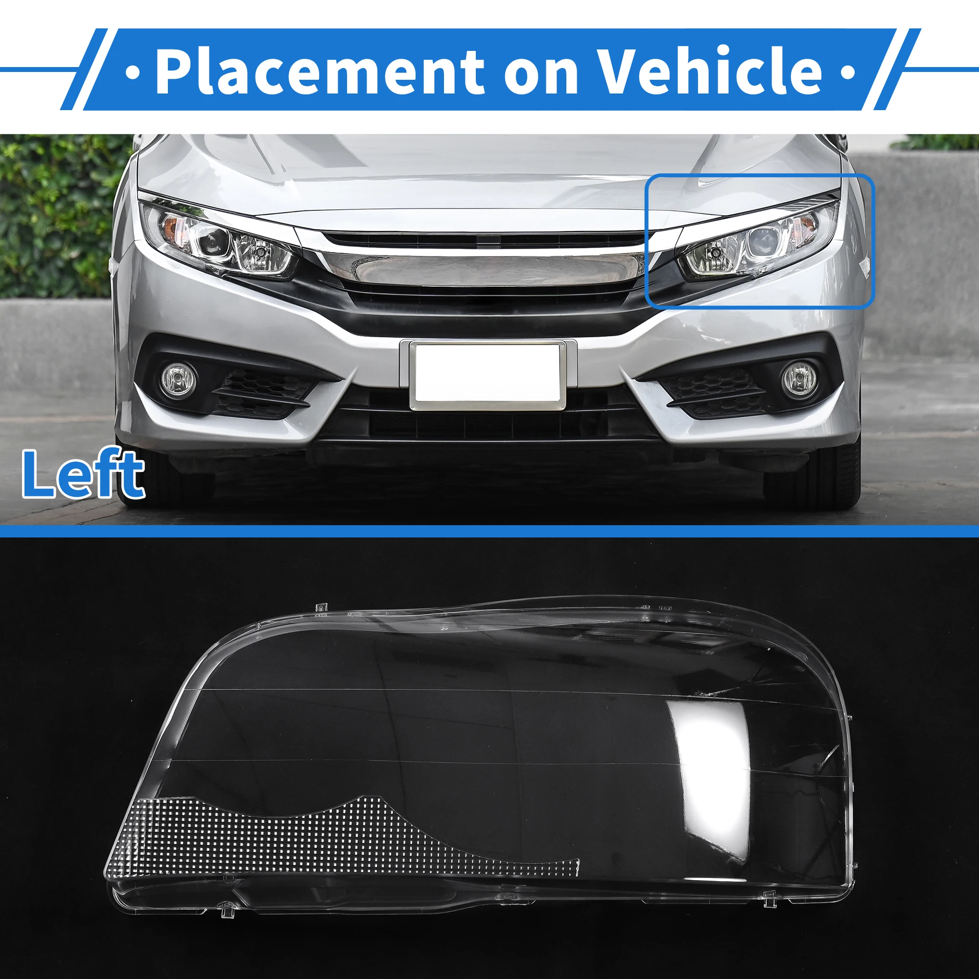 UXCELL Cubierta Faro Izquierdo Volvo XC90 2004-2013 - imagen 3