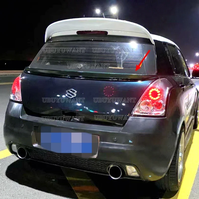 Suzuki Swift Spoiler trasero fibra carbono 2005-2012 alta calidad - imagen 4