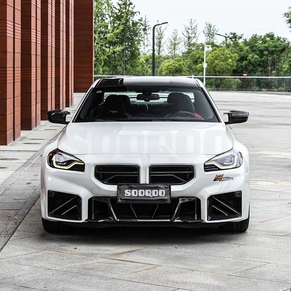Parrilla frontal fibra carbono Prepreg SQ-V para BMW M2 G87 2023-2025 - imagen 3