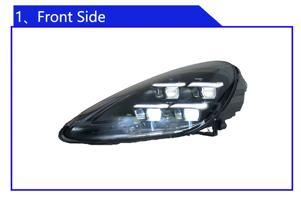 Acabado y durabilidad del conjunto de faros