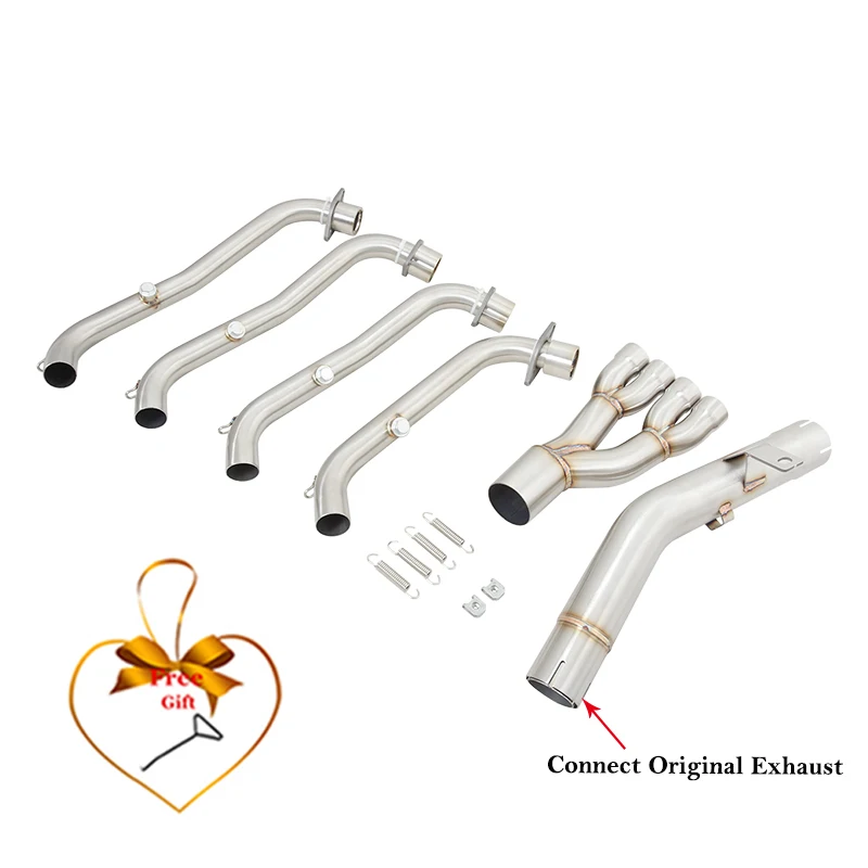 Tubo de enlace frontal para escape – QJMOTOR QJ800GS-G SRK800RR 2023-2024 - imagen 5