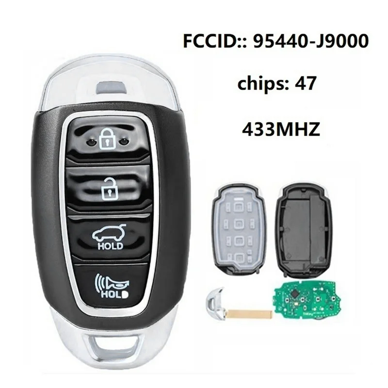 Llave inteligente Hyundai Kona 95440-J9000 ID47 433 MHz - imagen 2
