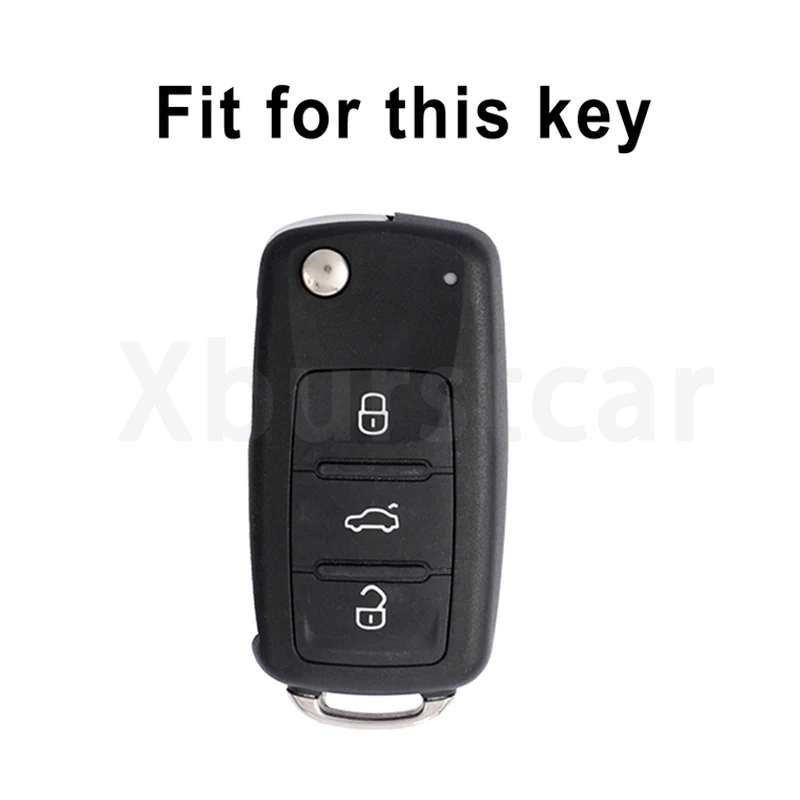 Funda flexible de TPU para llave de coche y detalle de los botones