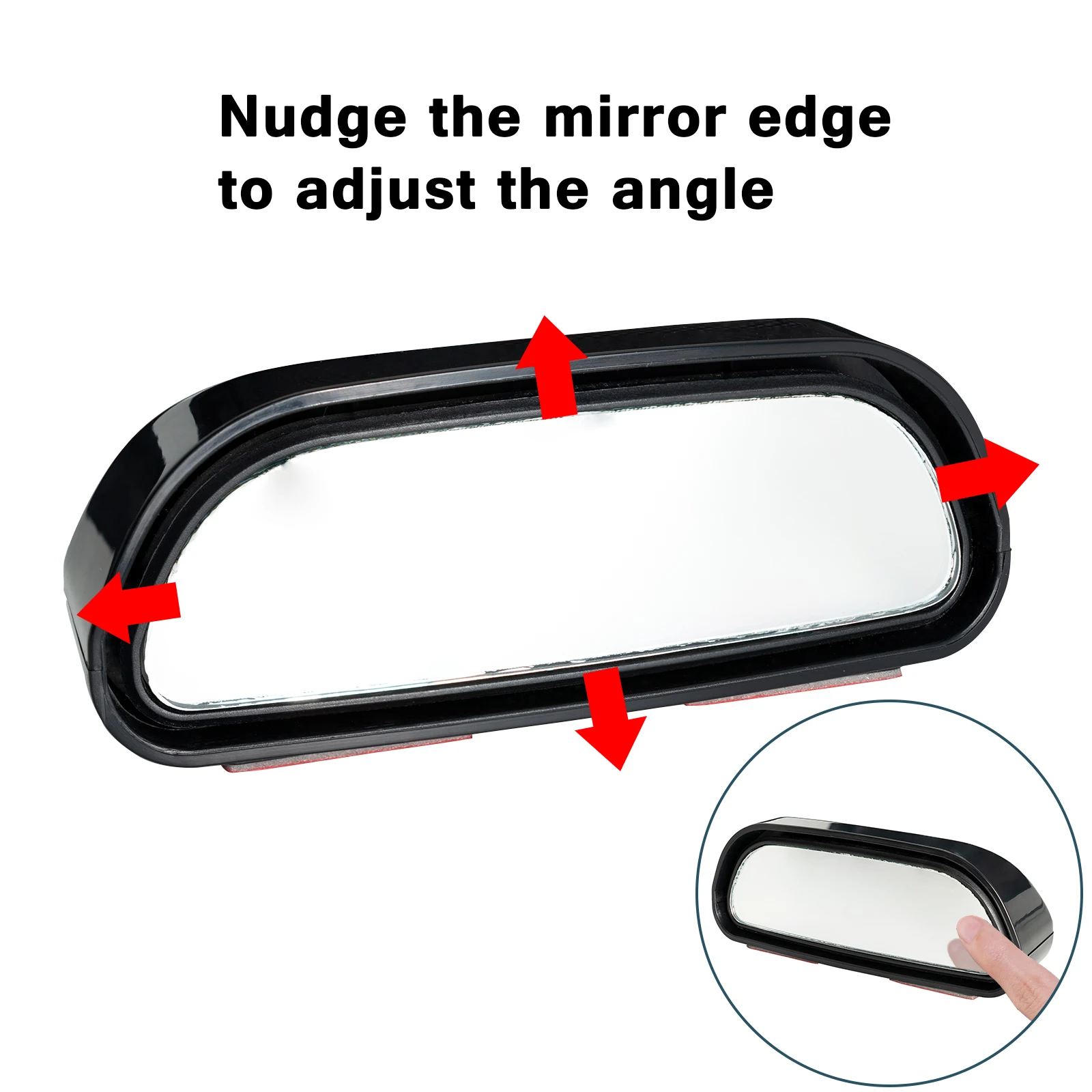 Espejo retrovisor auxiliar convexo 360° gran angular para aparcamiento - imagen 3