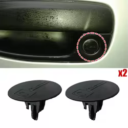 Tapa de cerradura de puerta Toyota Avensis T250 2003-2009 negra