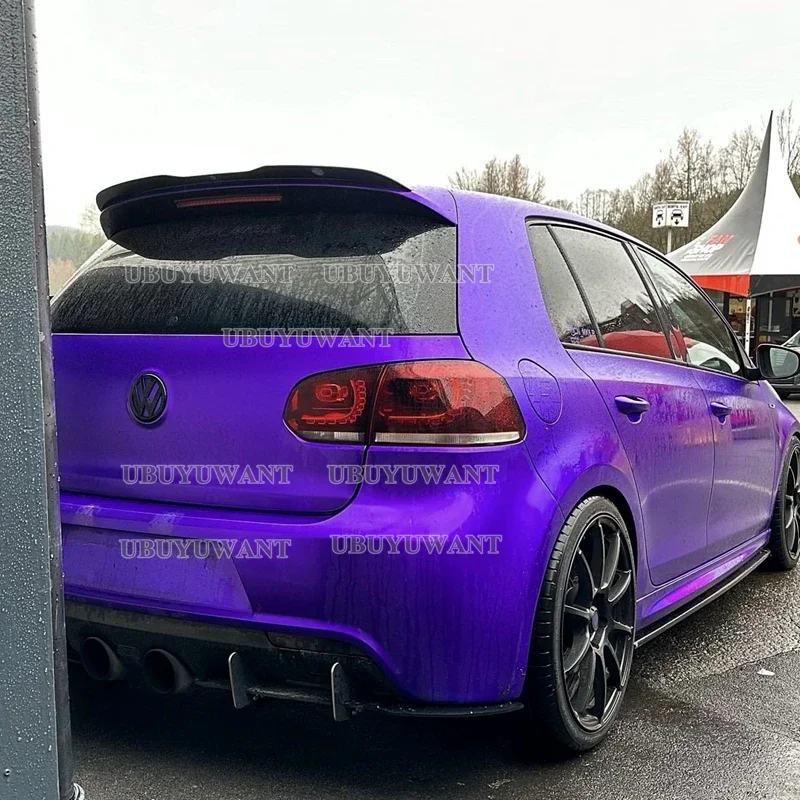 Alerón trasero de ABS negro brillo para Volkswagen Golf 6 GTI/R Mk6 - imagen 5