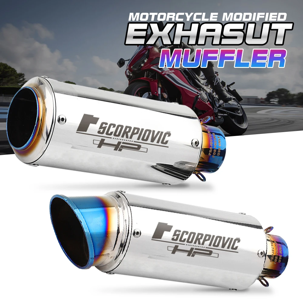 Silenciador de escape deportivo para Yamaha MT-07, MT-09 y TMAX